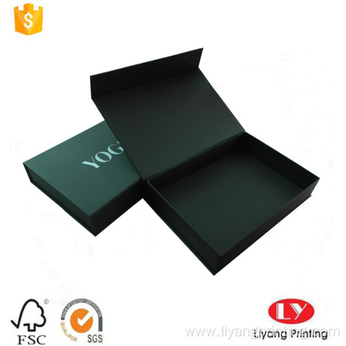 Black Magnetic Book Shaped Gift Cardboard Box